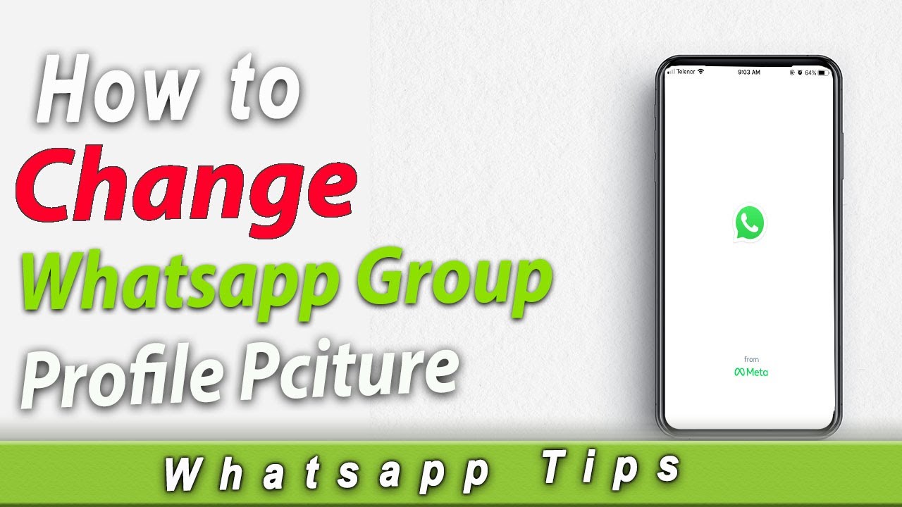 How to change whatsapp group profile picture on iphone easily 1 how to change whatsapp group profile picture on iphone