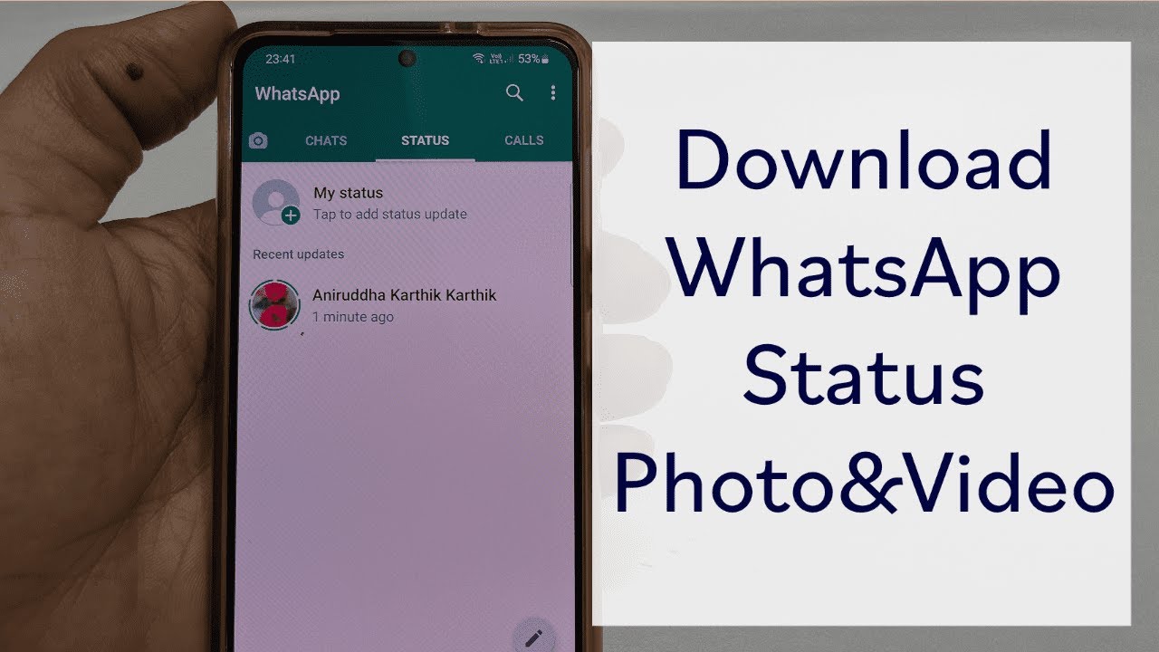How to download a whatsapp video guide for easy access 1 how to download a whatsapp video
