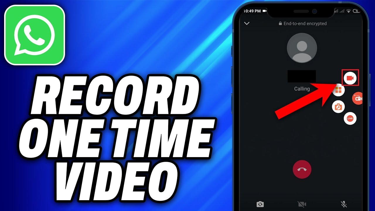 How to record a one time video on whatsapp easily 1 how to record one time video on whatsapp