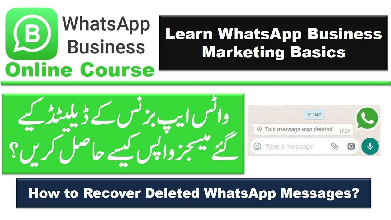 How to recover deleted messages on whatsapp business effectively 1 how to recover deleted messages on whatsapp business