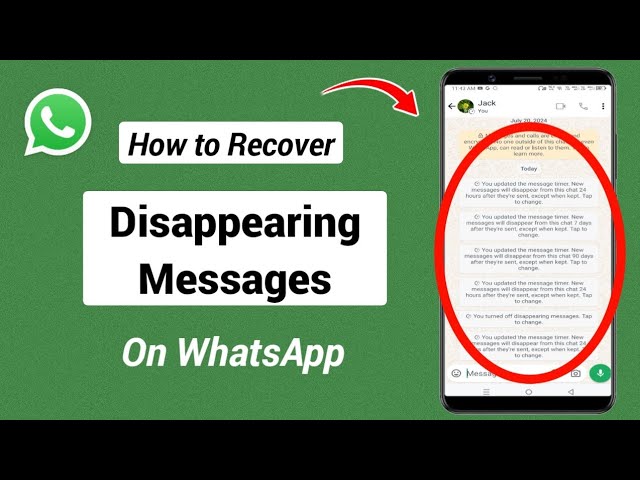 How to recover disappearing messages on whatsapp effectively 1 how to recover disappearing messages on whatsapp